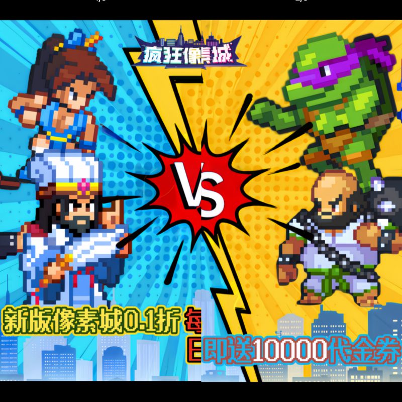 疯狂像素城【每日1w代金】-GM包站游戏、内购手游、仙侠游戏、卡牌游戏、传奇游戏、回合游戏、策略游戏、放置游戏、开箱游戏、经营游戏！